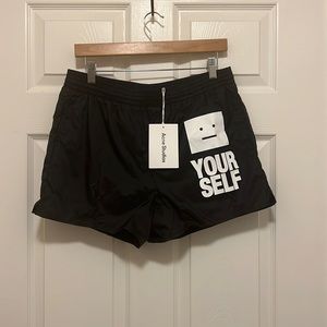 ACNE STUDIOS black swim shorts